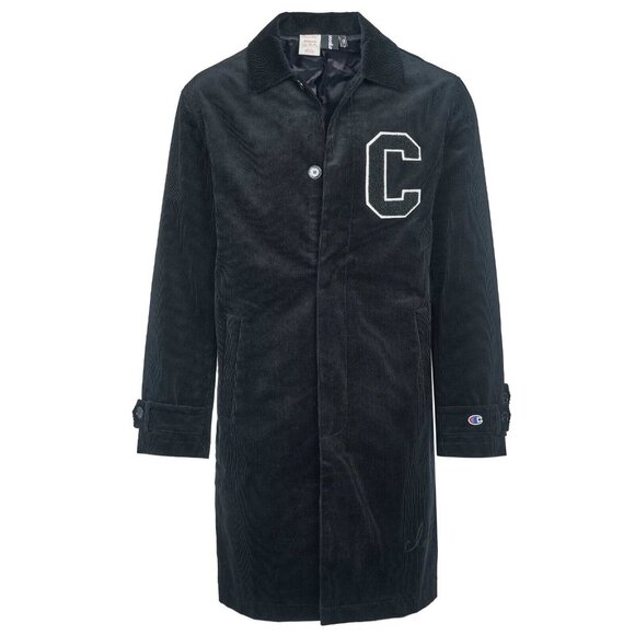Champion Other - Champion x Clothsurgeon Black Corduroy Logo Embroidered Coat - Men's Medium